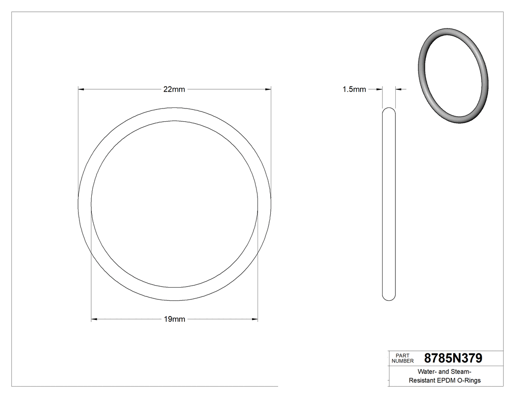 Technical drawing - 8785N379